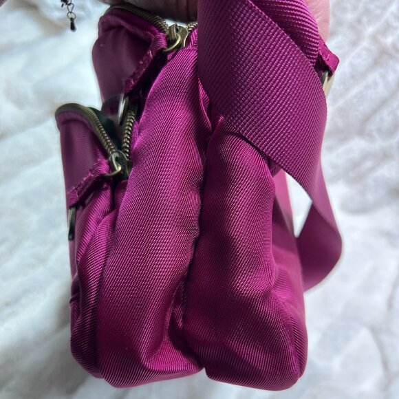 EUC Travelon Signature Small Crossbody Bag - Fuchsia - Picture 8 of 12